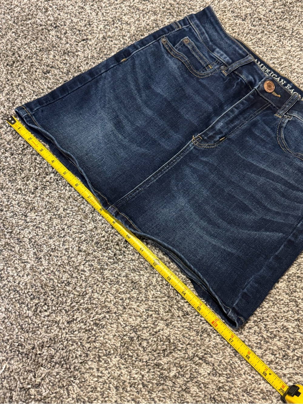 American Eagle Blue Denim Mini Skirt - Picture 6 of 6